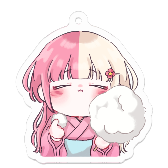 アクリルキーホルダー - 50 x 50 (mm) S