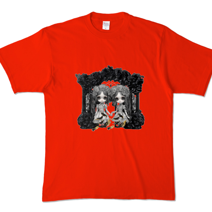 カラーTシャツ - XL - レッド (濃色)