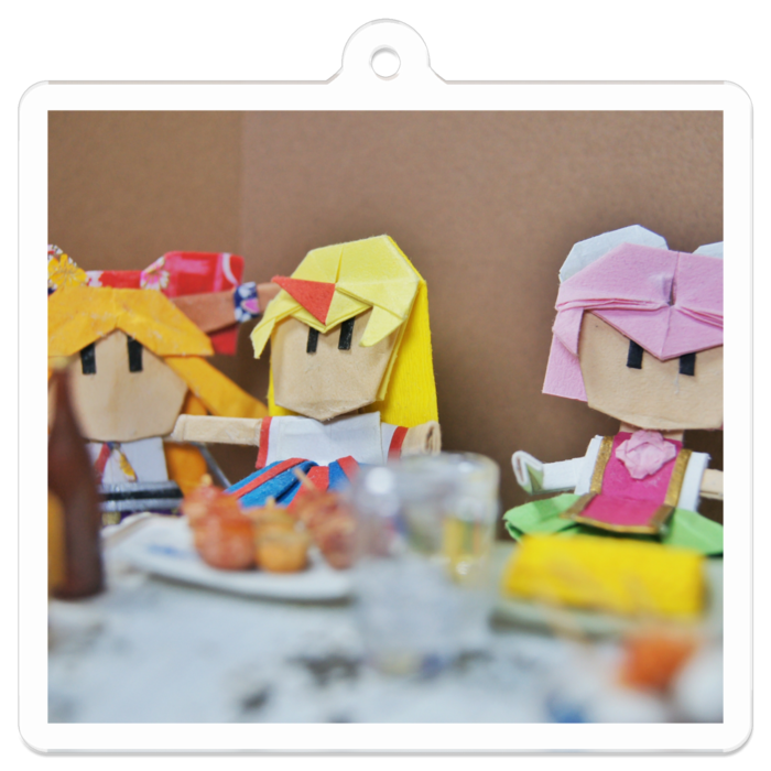 アクリルキーホルダー - 50 x 50 (mm)