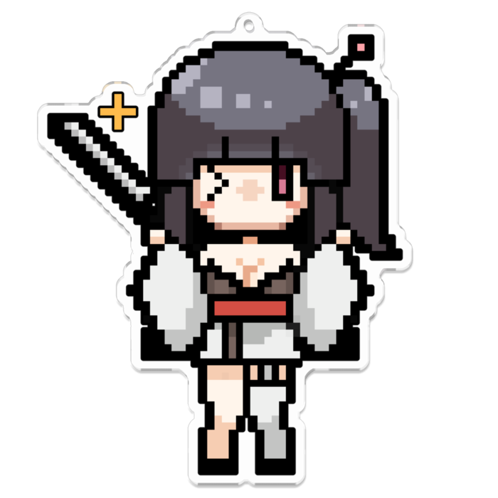 アクリルキーホルダー(コーティング) - 100 x 100 (mm)