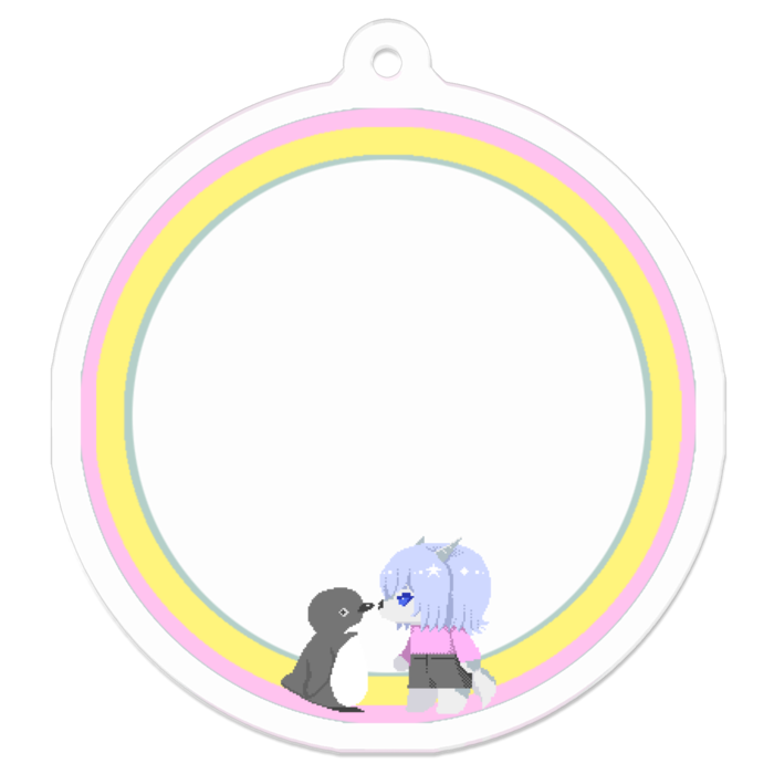 アクリルキーホルダー - 50 x 50 (mm)