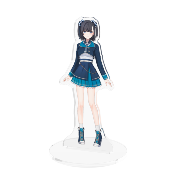 黒髪ボブ - 100x100mm