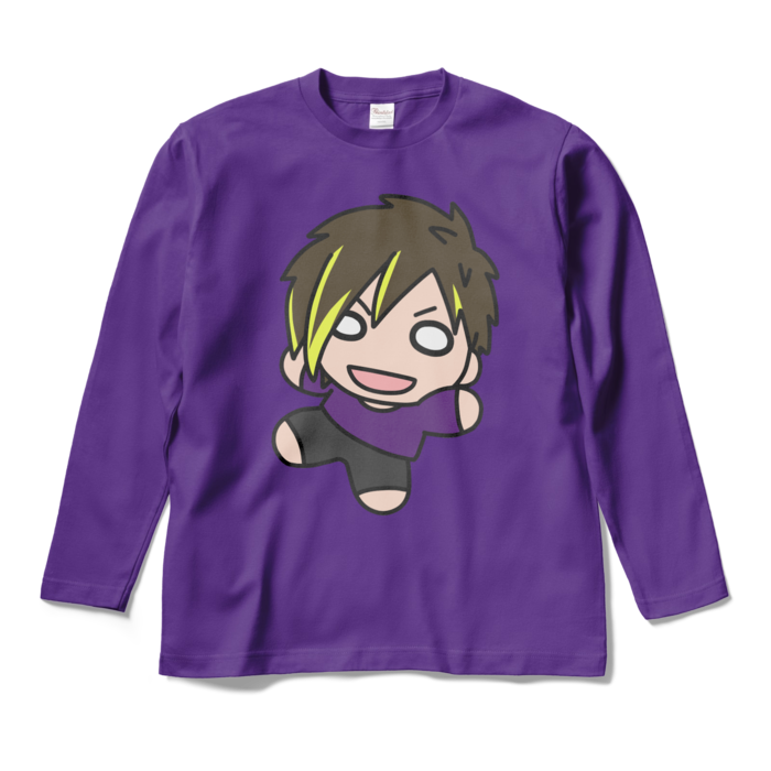 ロングスリーブTシャツ - M - パープル