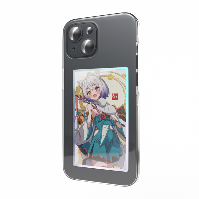 オーロラスマホステッカー - 縦