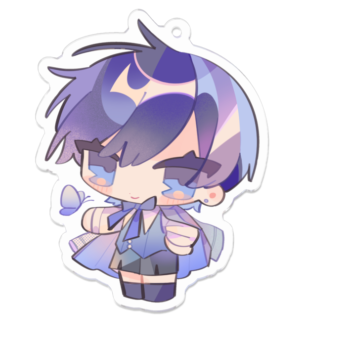 アクリルキーホルダー　右