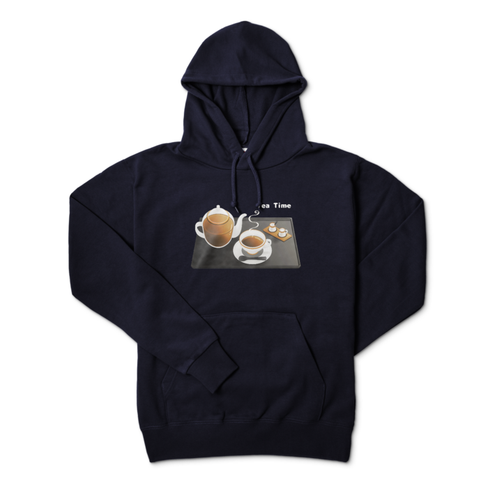 プルパーカー　紺色　L