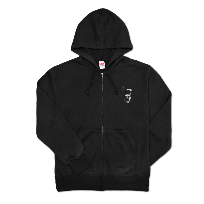 ジップパーカー - M - ブラック