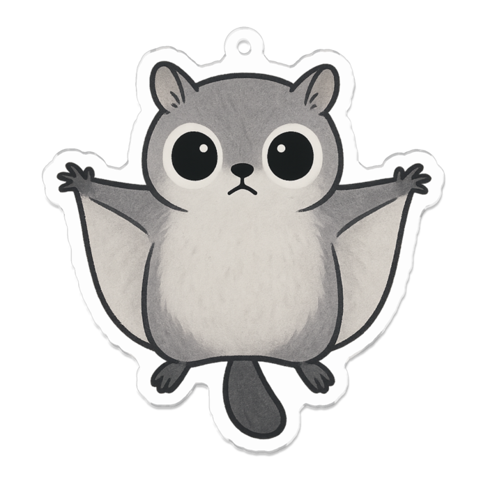 アクリルキーホルダー - 70 x 70 (mm)