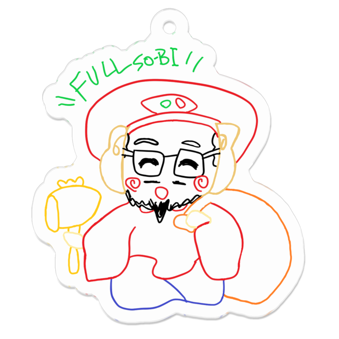 アクリルキーホルダー - 50 x 50 (mm)