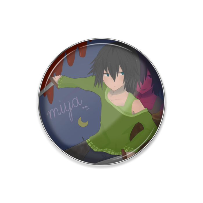 ピンバッジ - 丸形25mm