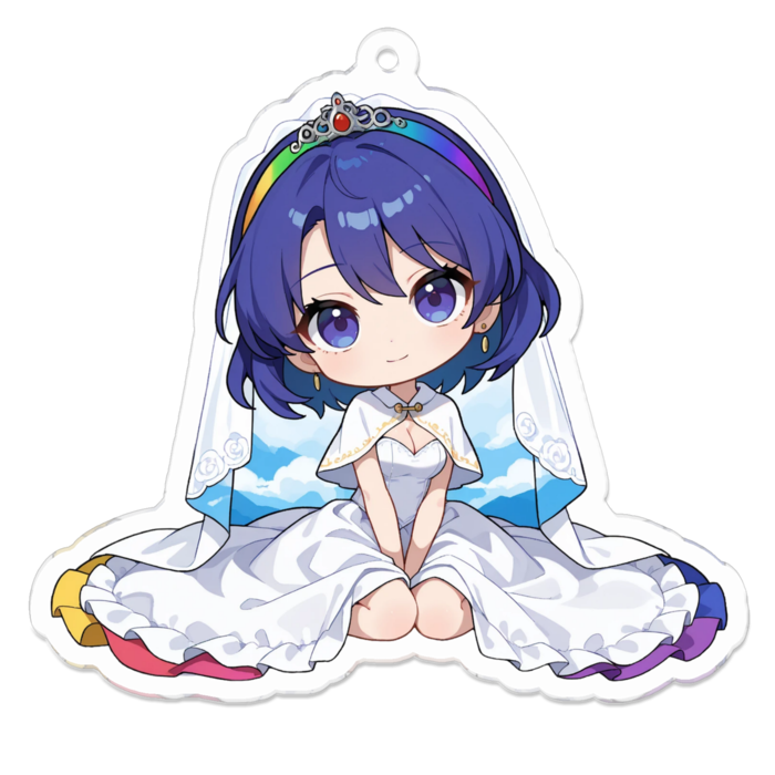 アクリルキーホルダー - 70 x 70 (mm)(キャラのみ)