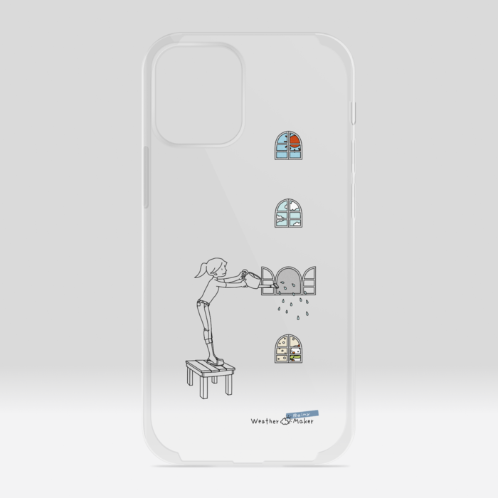 rainy クリアiPhoneケース - iPhone12 mini