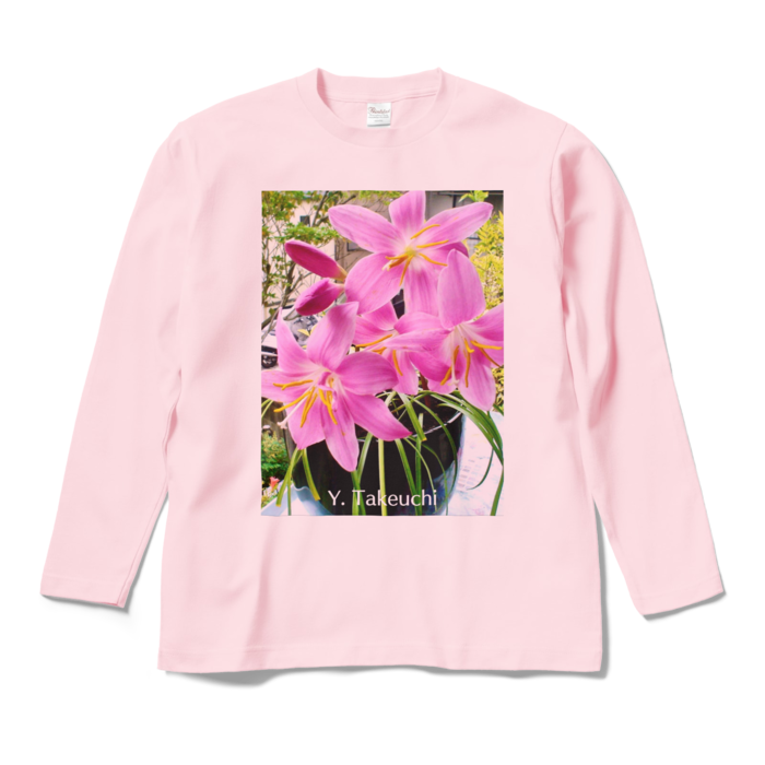 ロングスリーブTシャツ - M - ライトピンク