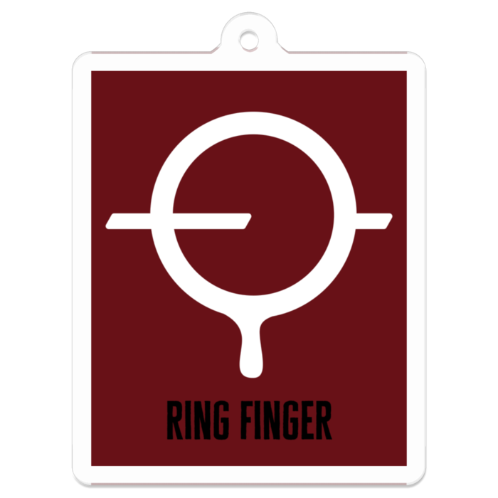 アクリルキーホルダー - 50 x 50 (mm)