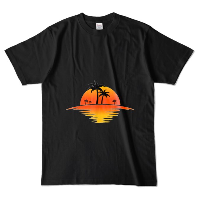 カラーTシャツ - L - ブラック (濃色)