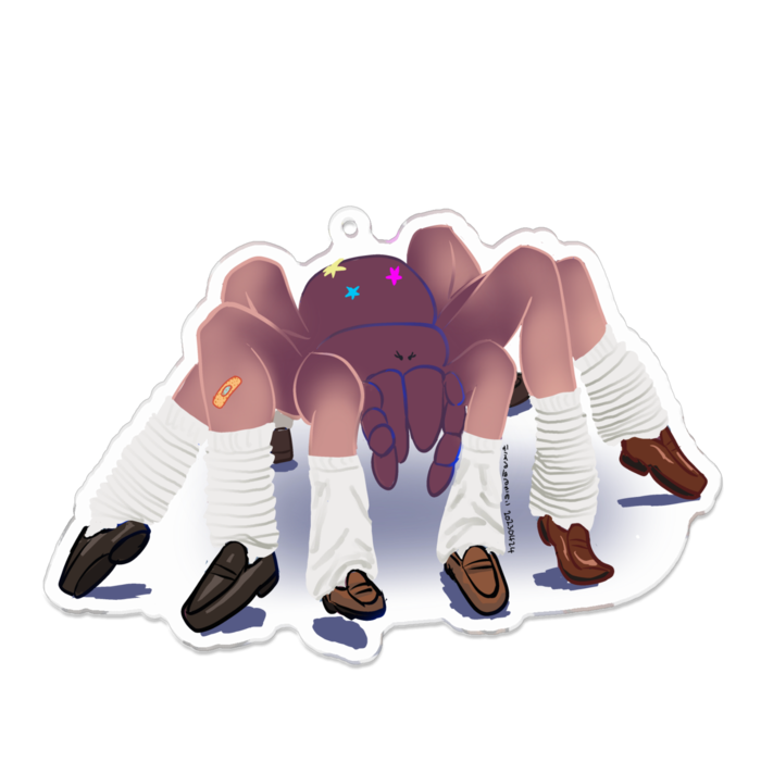 アクリルキーホルダー（コーティング） - 100 x 100 (mm)