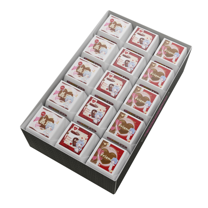 DECOチョコ - 列ごとにデザイン