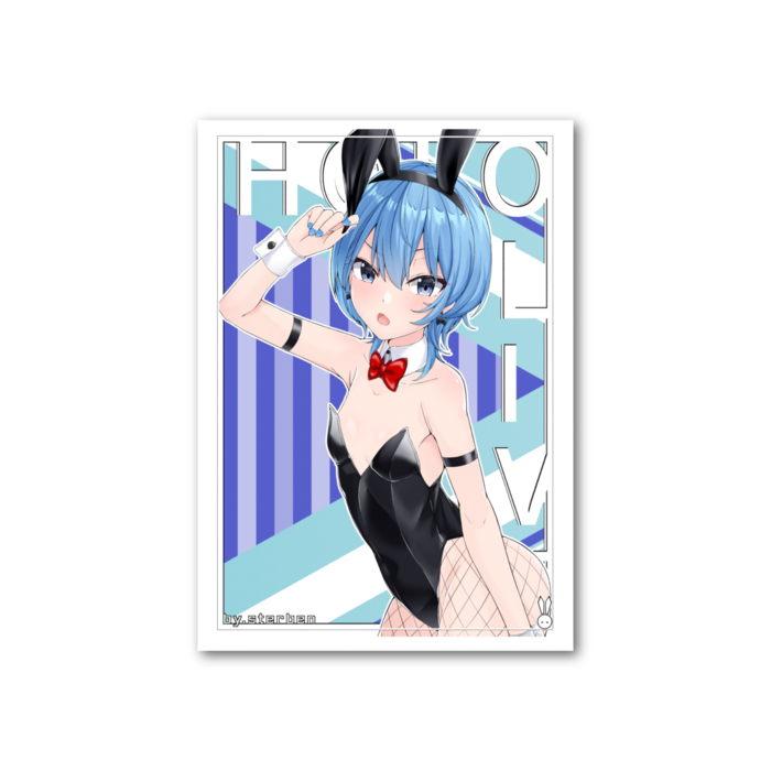 フォト風カード - 縦 - 両面 星街すいせい バニー