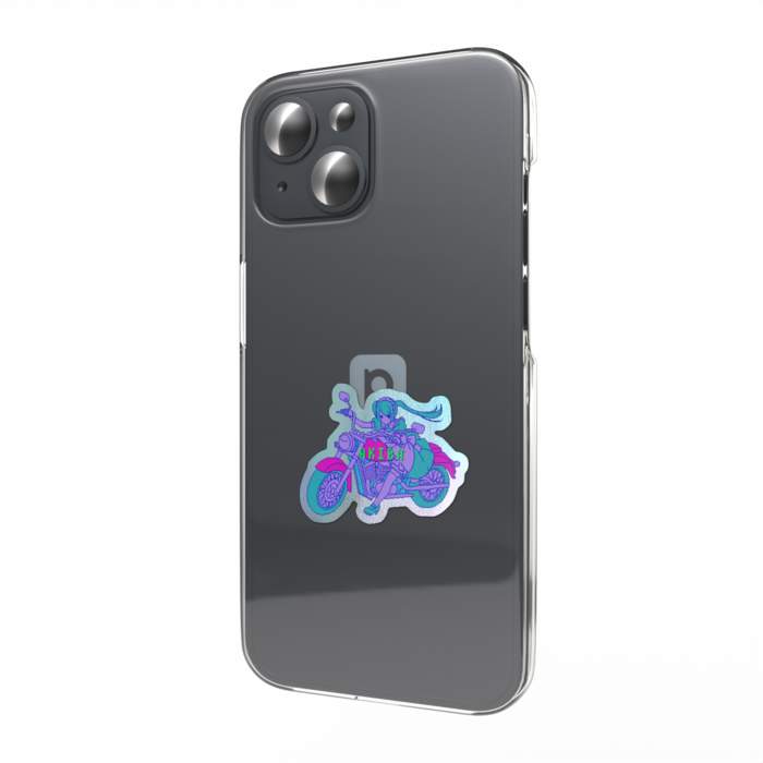 オーロラスマホステッカー - 縦