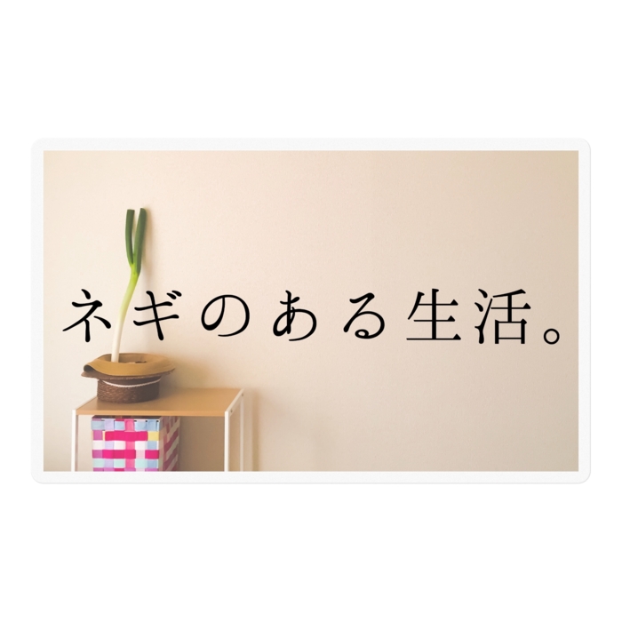 ステッカー - 100 x 100 (mm)クリア