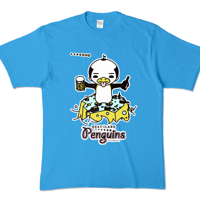 カラーTシャツ - XL - ターコイズ (濃色)