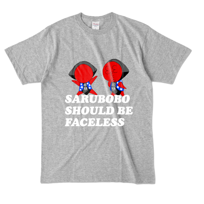 カラーTシャツ - L - 杢グレー (濃色)
