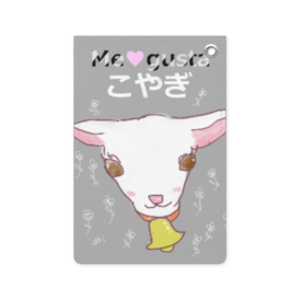 こやぎのパスケース グレー 1 ぷくアキの道具屋 Booth