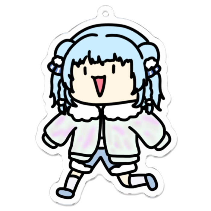 アクリルキーホルダー - 70 x 70 (mm)