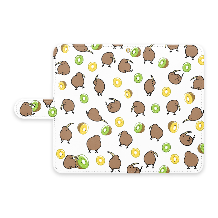 手帳型Androidケース - L - ストラップ穴 あり
