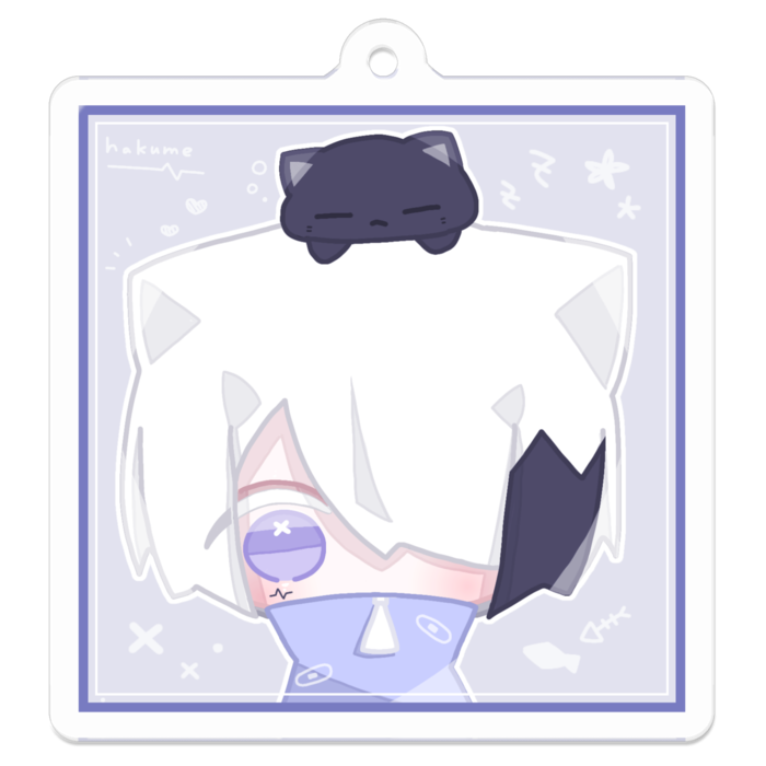 アクリルキーホルダー - 50 x 50 (mm)