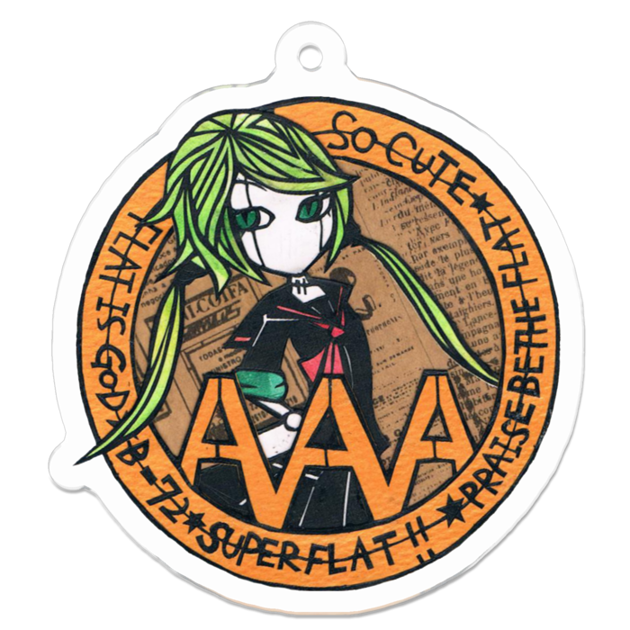 アクリルキーホルダー - 50 x 50 (mm)