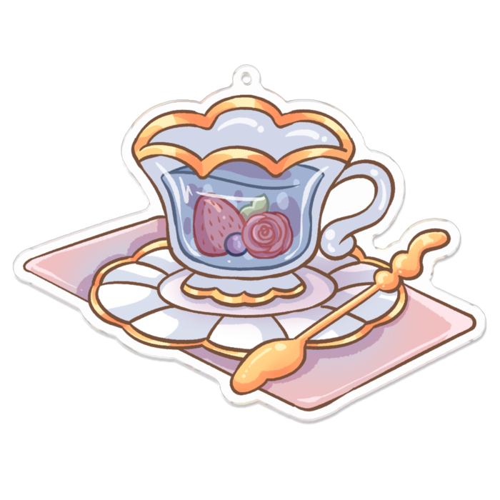 アクリルキーホルダー - 100 x 100 (mm)