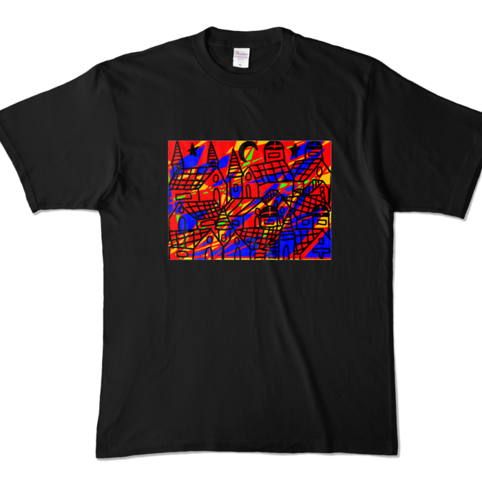 カラーTシャツ - XL - ブラック (濃色)