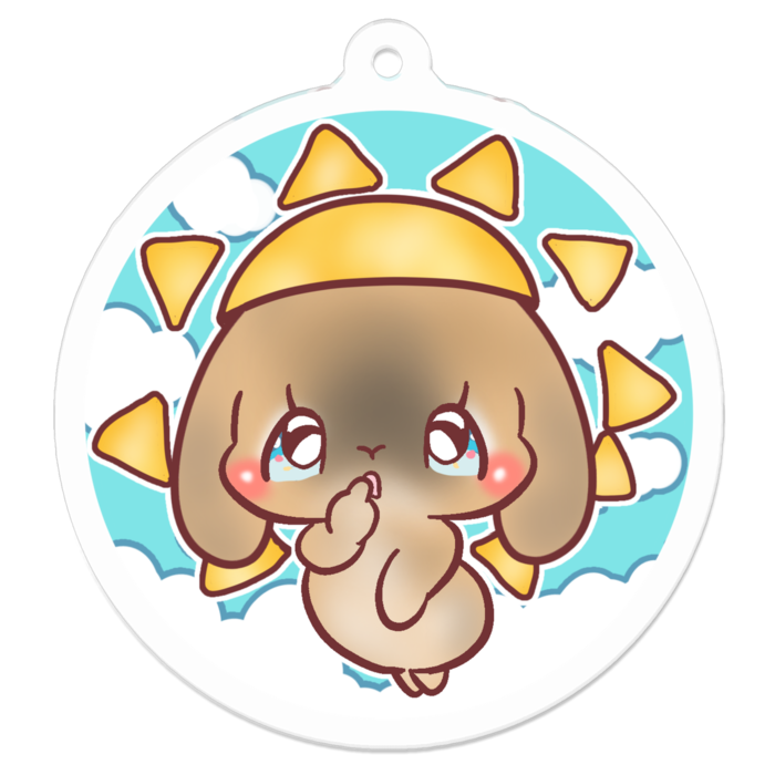 アクリルキーホルダー - 50 x 50 (mm)