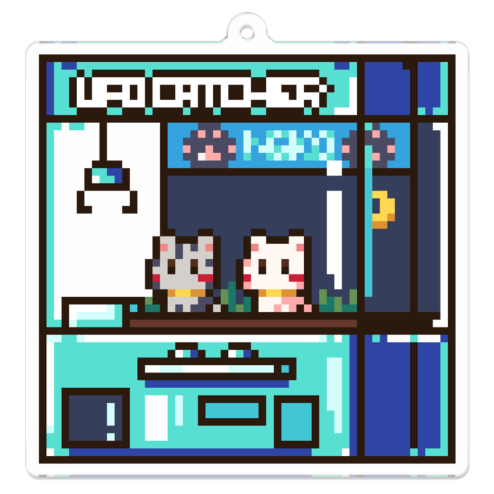 アクリルキーホルダー - 70 x 70 (mm)
