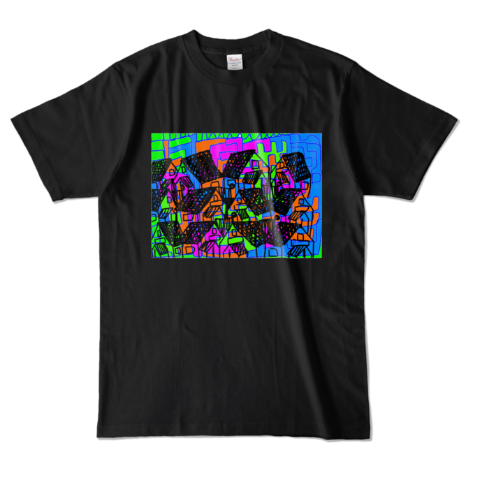 カラーTシャツ - L - ブラック (濃色)
