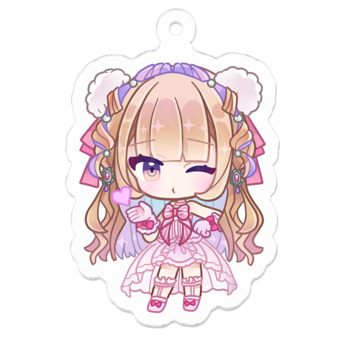 アクリルキーホルダー - 50 x 50 (mm)