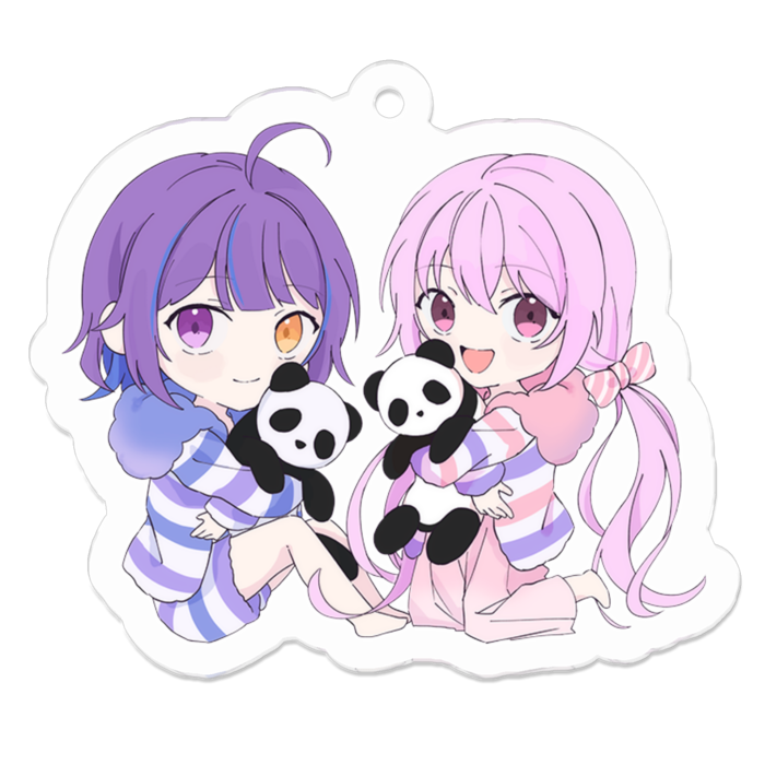 アクリルキーホルダー - 50 x 50 (mm)