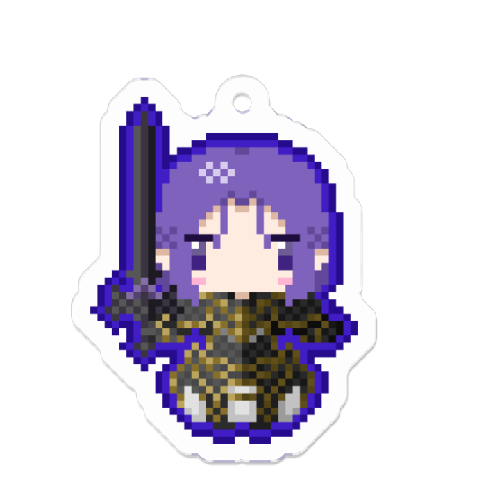 アクリルキーホルダー - 50 x 50 (mm)