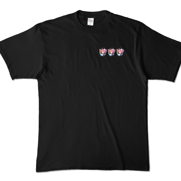 カラーTシャツ - XL - ブラック (濃色)