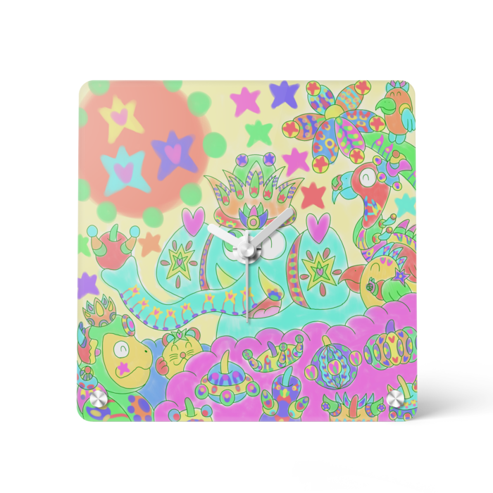 アクリル時計 - 150x150mm