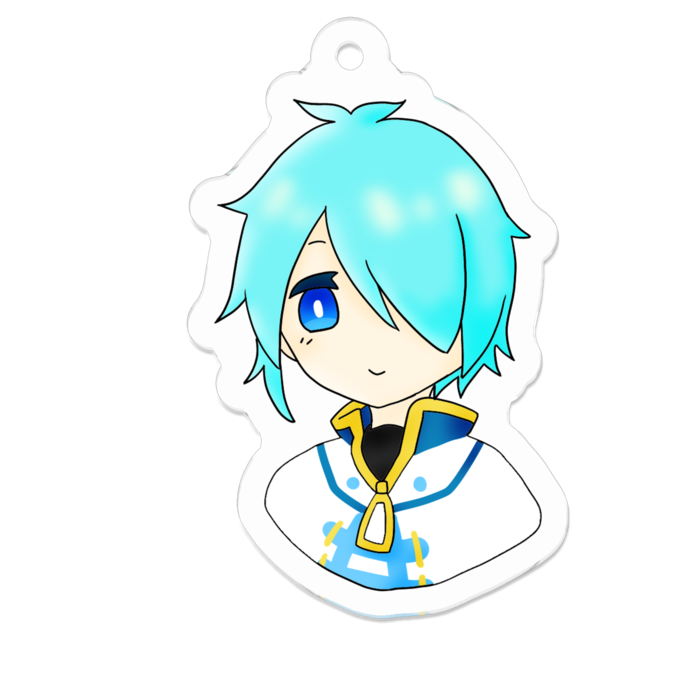 アクリルキーホルダー - 50 x 50 (mm)