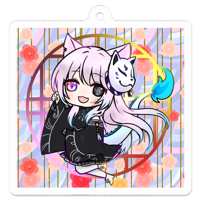 アクリルキーホルダー - 50 x 50 (mm)