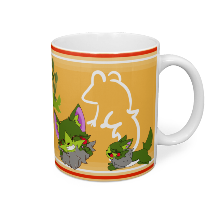 マグカップ - 直径 8 cm / 高さ 9.5 cm