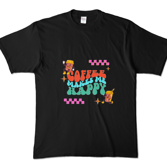 カラーTシャツ - XL - ブラック (濃色)