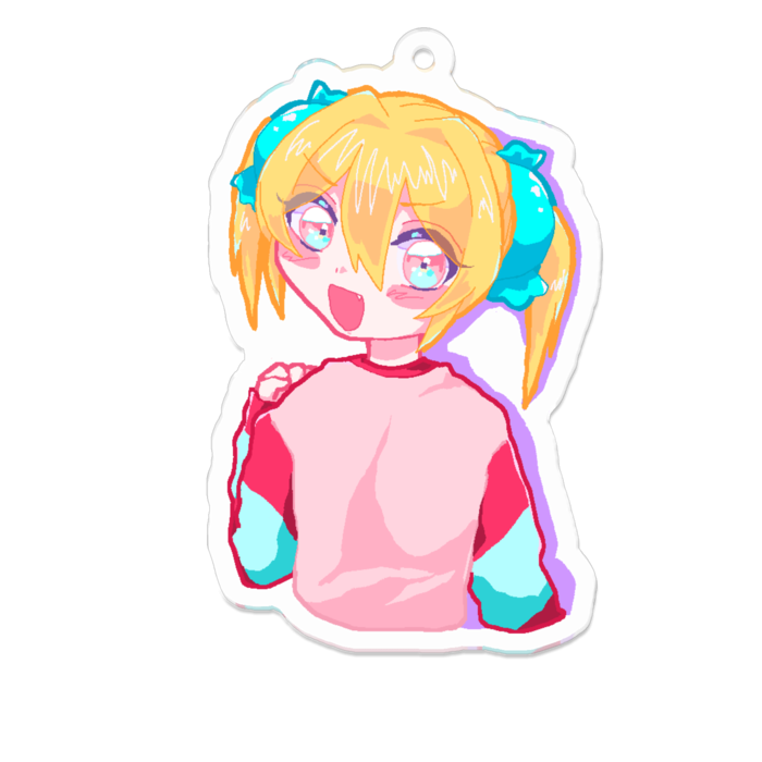 アクリルキーホルダー - 70 x 70 (mm)