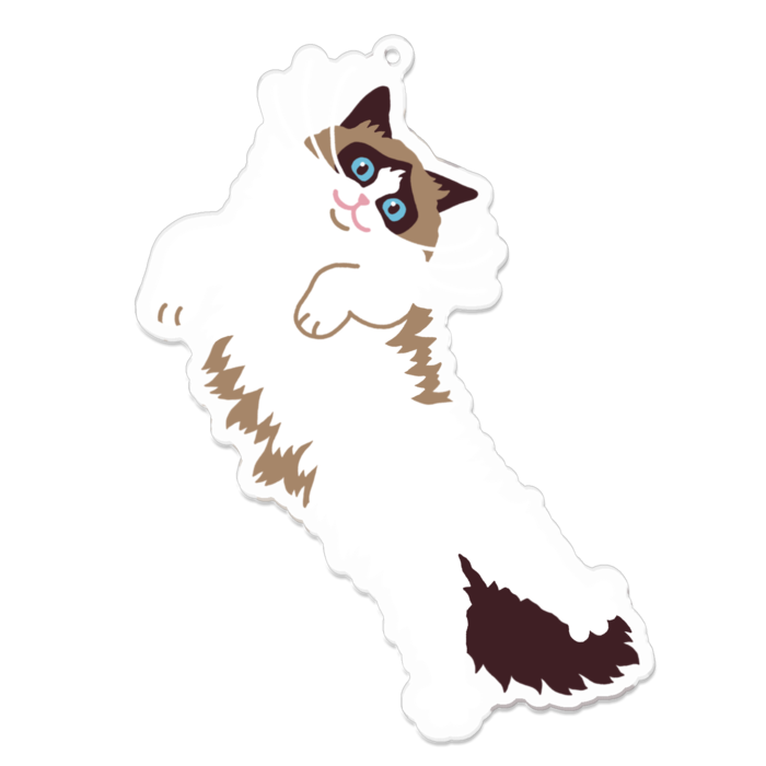 アクリルキーホルダー - 100 x 100 (mm)