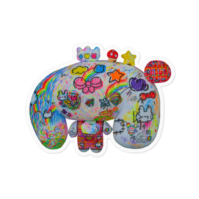 ステッカー - 100 x 100 (mm)