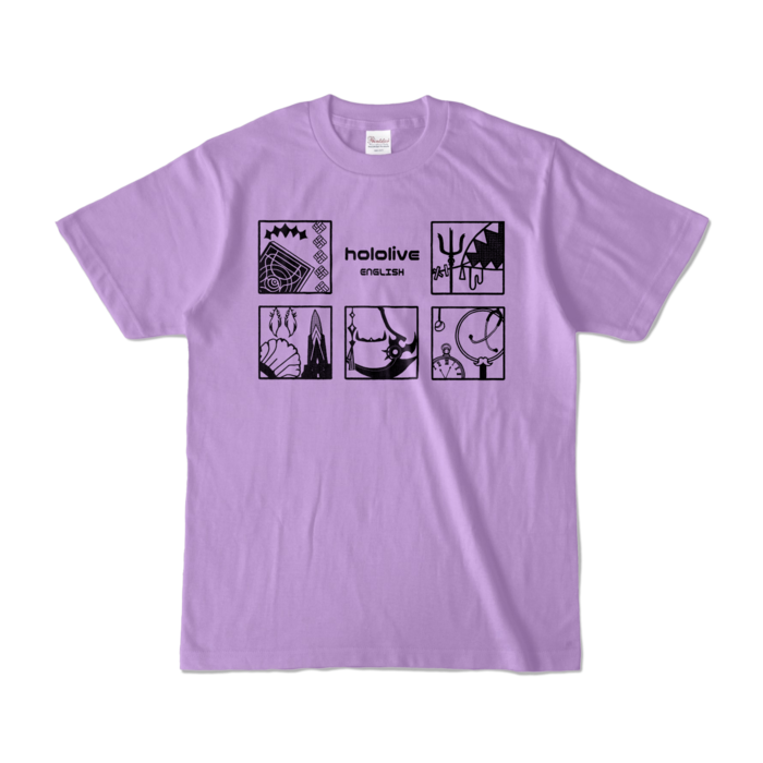 カラーTシャツ - S - ライトパープル (淡色)