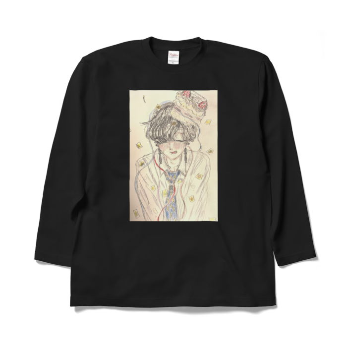 ロングスリーブTシャツ - XL - ブラック